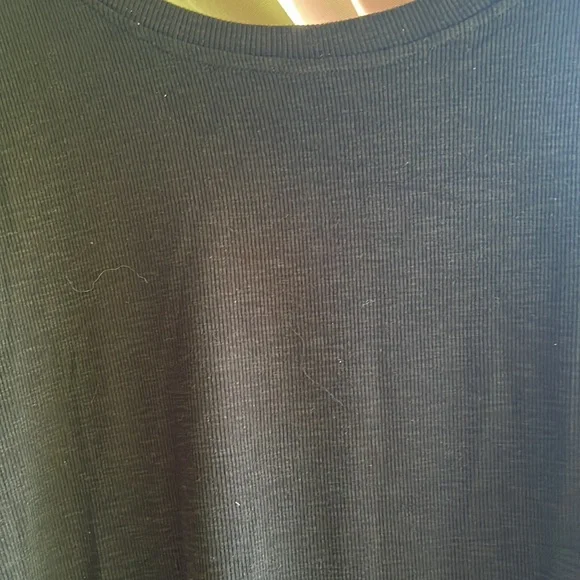 HAYDEN NWT BLACK SHORT SLEEVE RIBBED MATERIAL TOP SIZE 1XL - Picture 2 of 4